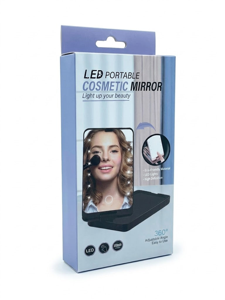 Espejo Cosmético Led Portátil