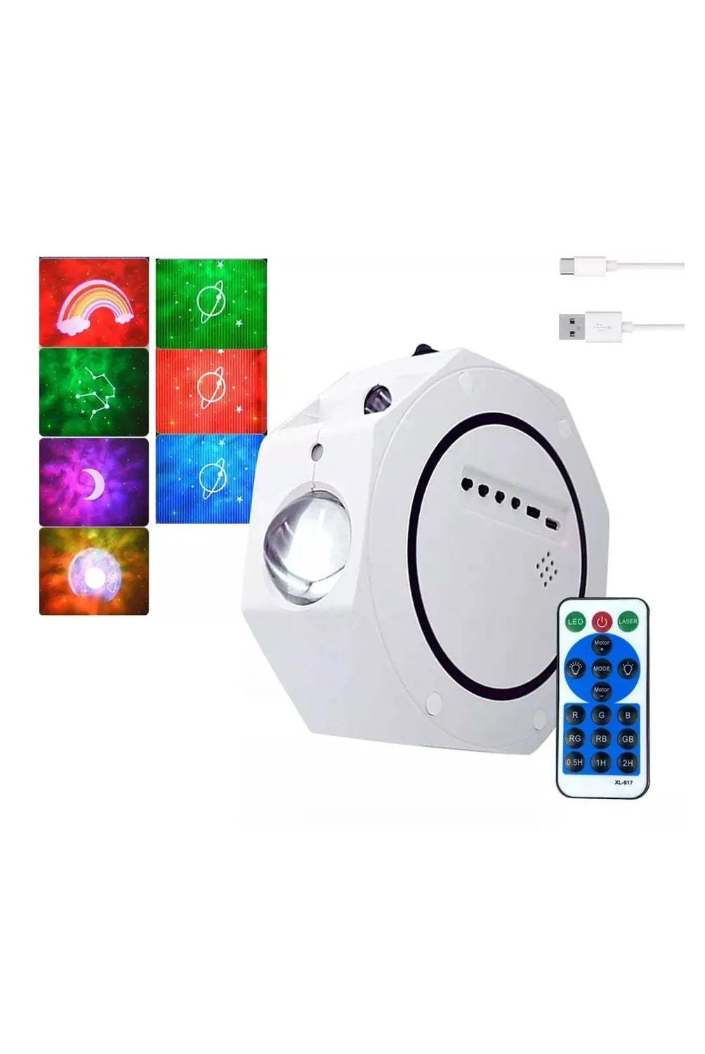 Proyector Galaxy con Control Remoto y Luces LED Multicolor